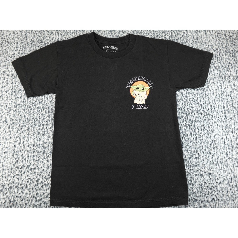 Linda Finegold Assholes Live Forever Vaccinated I‎ Was Shirt Mens Medium Black
